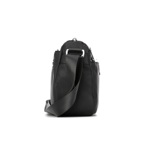 Teenmix/天美意春新款商场同款黑色韩版旅行斜挎包时尚背提包AA108AX9