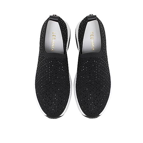 Teenmix/天美意2020秋新款商场同款闪钻坡跟舒适女旅游鞋AW201CM0