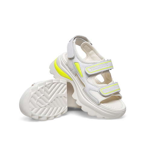 Teenmix/天美意2021夏新款商场同款运动范户外时尚沙滩女凉鞋1LDL4BL1