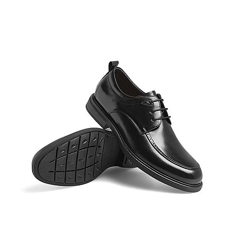 Teenmix/天美意2022春新款商场同款商务正装职场气质通勤系带男皮休闲鞋3DA01AM2
