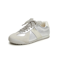 天美意2024春新款平底运动百搭复古阿甘德训鞋女休闲鞋KG007AM4