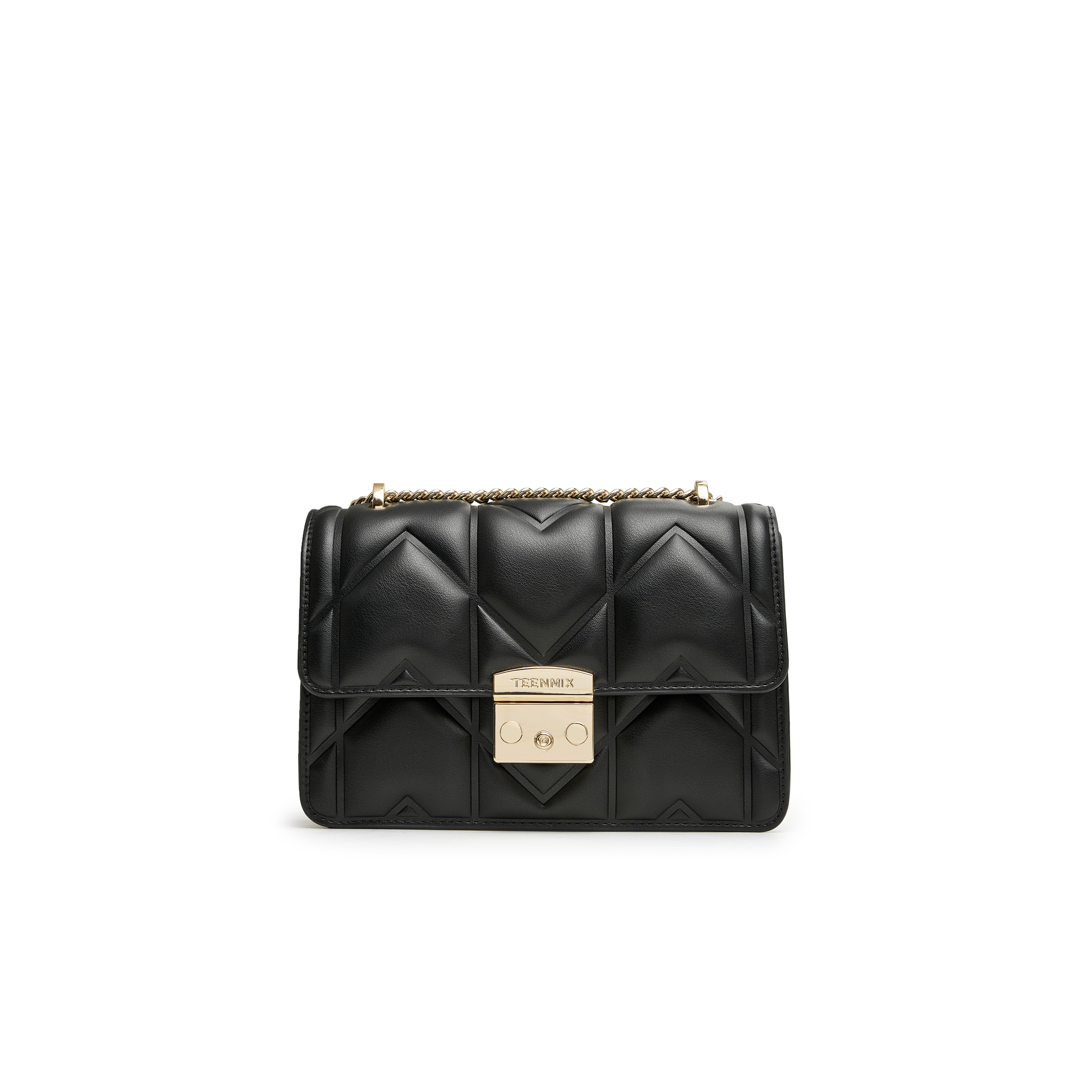 天美意2024春新款商场同款通勤百搭时尚单肩包女斜挎包X2809AX4