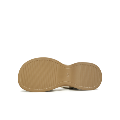 天美意2024夏新款商场同款猪笼鞋包头厚底女罗马凉鞋CLR30BH4