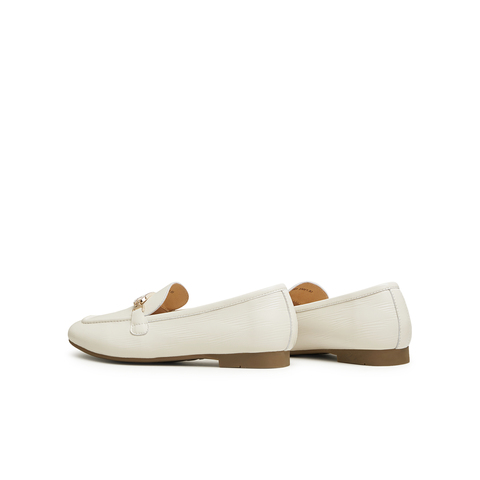 天美意2024春新款商场同款平底舒适通勤单鞋女乐福鞋BI291AA4