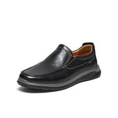 天美意2024春新款商场同款百搭一脚蹬通勤男休闲皮鞋DFM36AM4