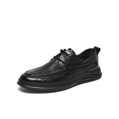 天美意2024春新款商场同款日常百搭系带通勤男商务皮鞋3NM01AM4