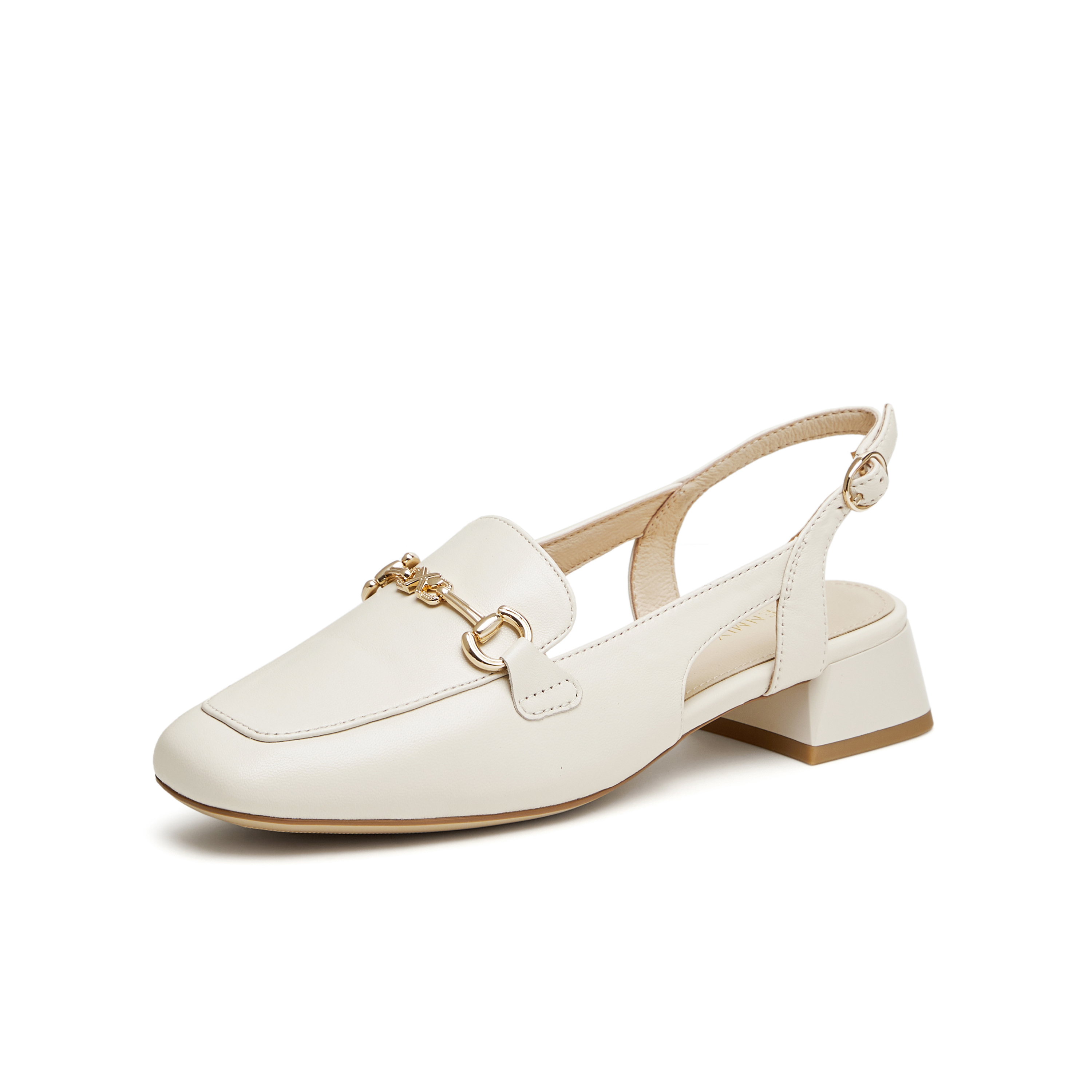 天美意2024夏新款商场同款优雅复古OL通勤包头女凉鞋CYY38BH4