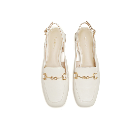 天美意2024夏新款商场同款优雅复古OL通勤包头女凉鞋CYY38BH4