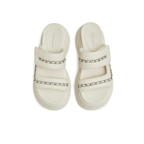 天美意2024夏新款商场同款厚底增高外穿百搭休闲女拖鞋BJ141BT4