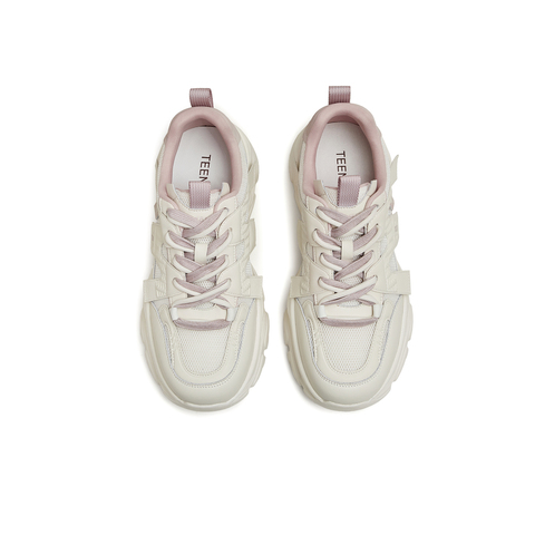 天美意2024秋新款商场同款厚底增高运动休闲鞋女老爹鞋BJ331CM4