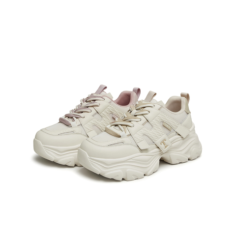 天美意2024秋新款商场同款厚底增高运动休闲鞋女老爹鞋BJ331CM4