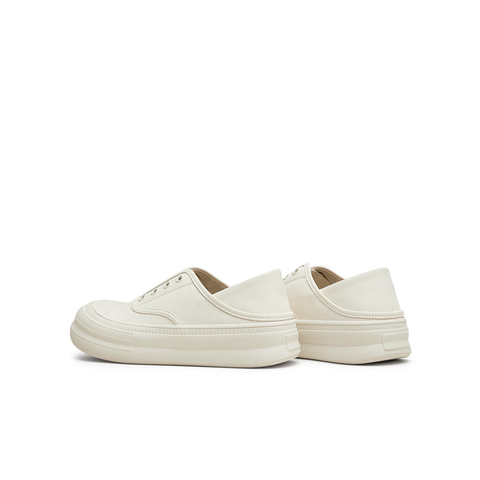 天美意2024秋新款商场同款缎面印花一脚蹬小白鞋女休闲鞋KJ003CM4