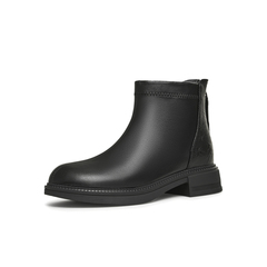 天美意2024冬新款商场同款OL通勤简约短靴女时装靴BJ811DD4