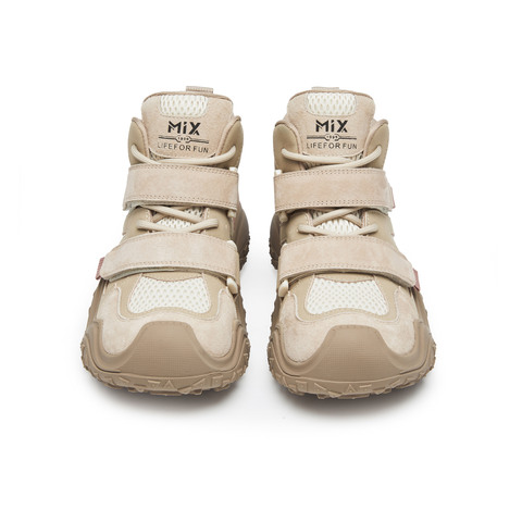 天美意2024冬新款厚底休闲百搭户外工装靴高帮短靴女靴KGX09DM4