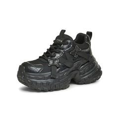 天美意2024冬新款时尚休闲百搭复古厚底运动女老爹鞋KG058DM4