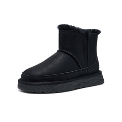 天美意2024冬新款商场同款短靴厚底百搭保暖男雪地靴3TB01DZ4