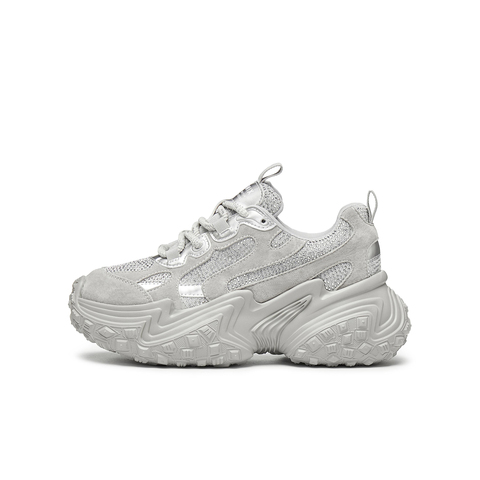 天美意2025春新款厚底增高时尚百搭老爹鞋女休闲鞋KG056AM5