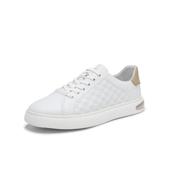 天美意2025春新款商场同款潮流通勤时尚百搭男小白鞋3UD01AM5