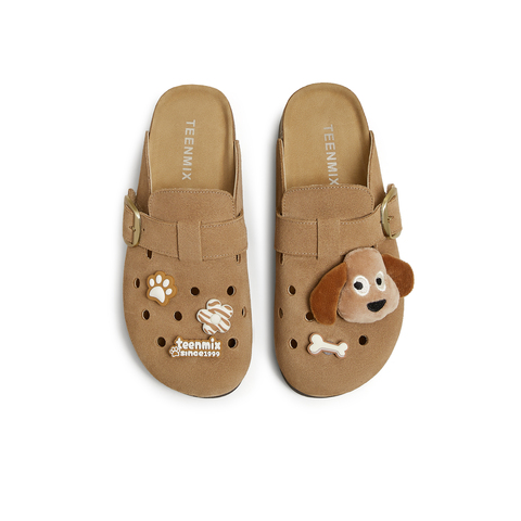 天美意2025夏新款商场同款后空拖鞋前包百搭女勃肯鞋BK911BH5