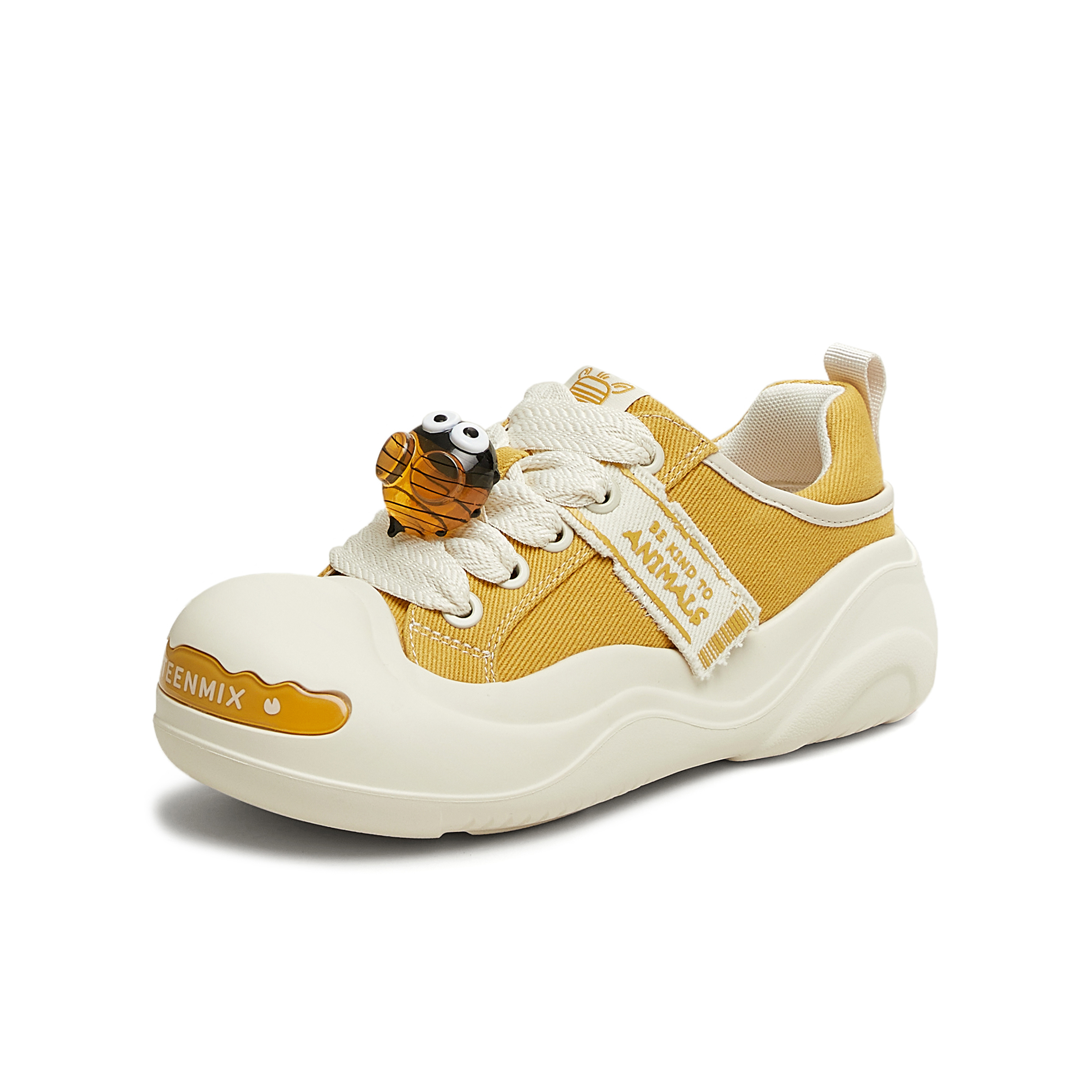 天美意2025夏新款商场同款趴趴农场系列百搭女休闲板鞋CIK20BM5