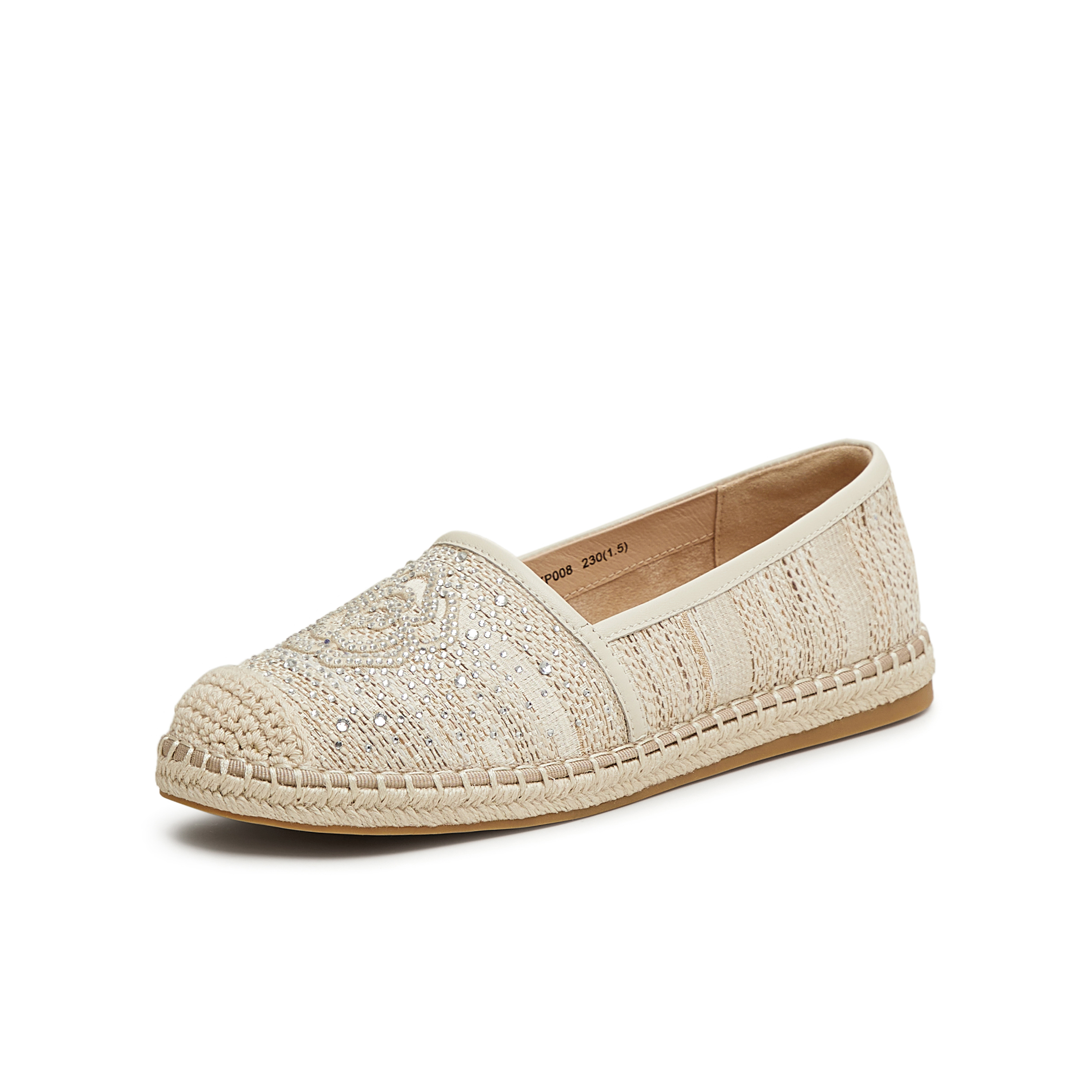 天美意2025夏新款时尚百搭平底一脚蹬休闲懒人女渔夫鞋KP008BA5