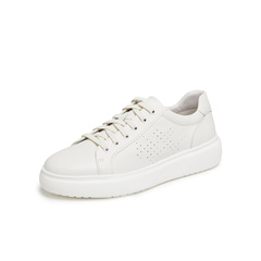 天美意2025夏新款时尚百搭休闲平底舒适透气男小白鞋XBX50BM5