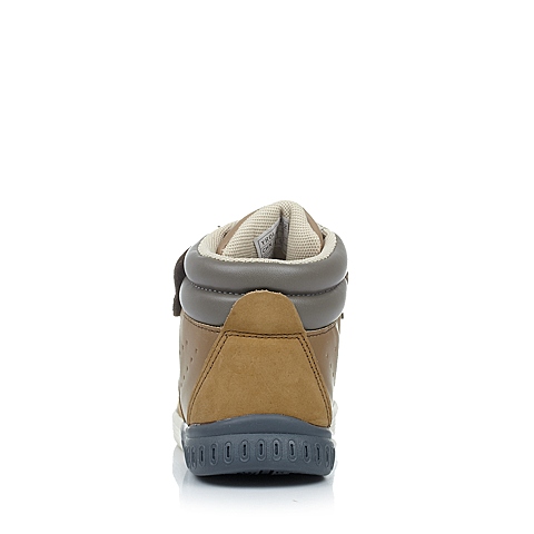 U.S.POLO ASSN./美国马球协会春秋季驼色牛皮男中童皮鞋满帮鞋L50142