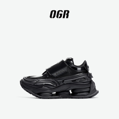 OGR暗幕系列机甲皮鞋