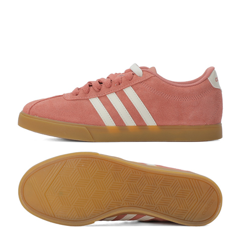 adidas阿迪达斯女子COURTSET网球文化网球鞋EE8325