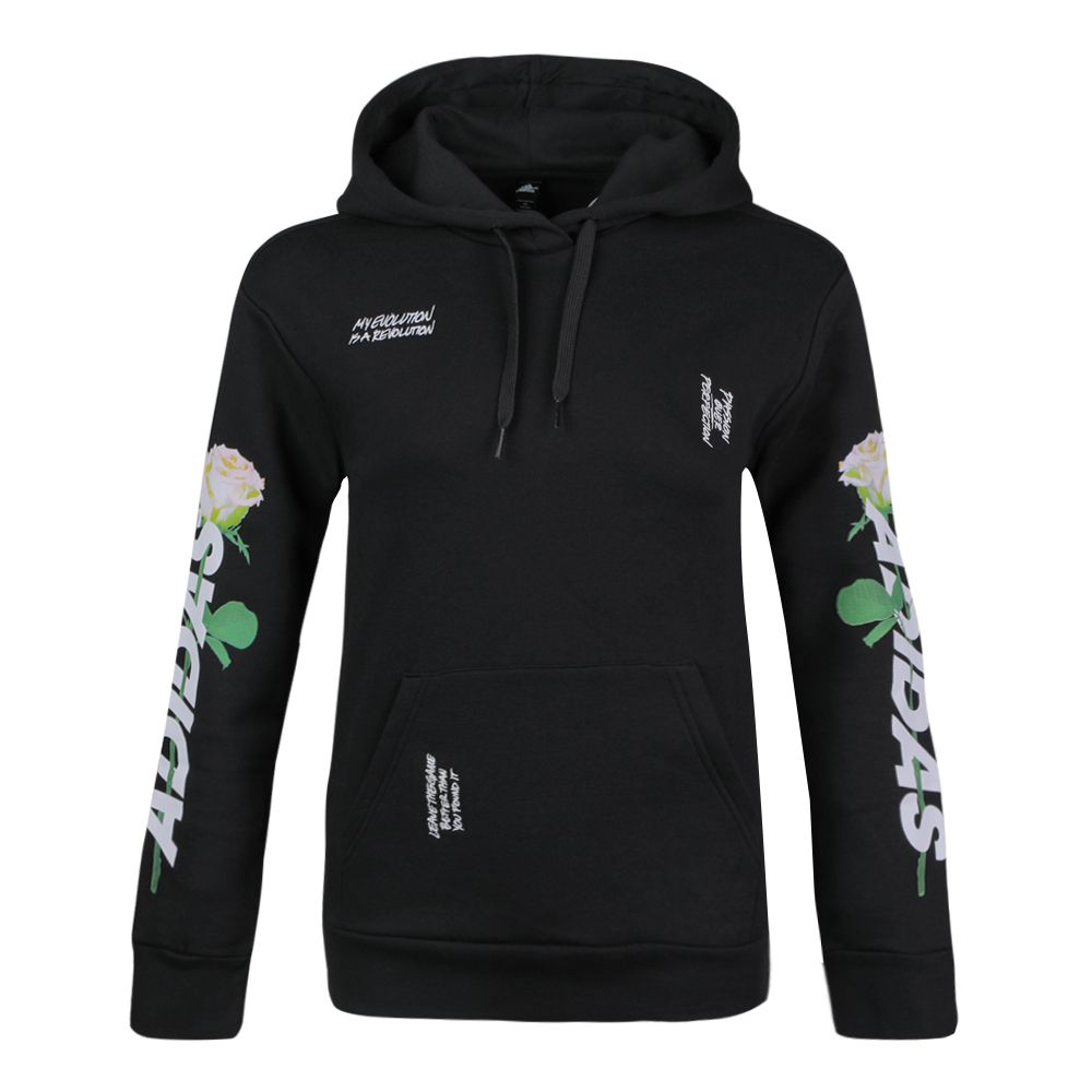 adidas阿迪达斯女子FLORAL HOODIE针织套衫ED8168