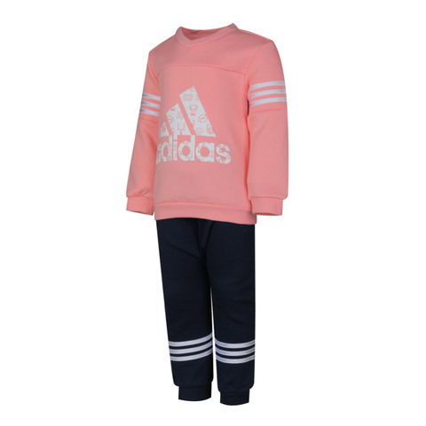 adidas阿迪达斯女婴童IN F CREW SET1长袖套服GH1488