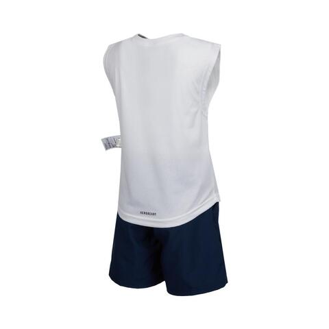 Adidas Kids阿迪达斯小童2021男小童LB TANK SET短袖套服H45141