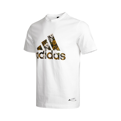 Adidas阿迪达斯2021男子圆领短T恤GP1849