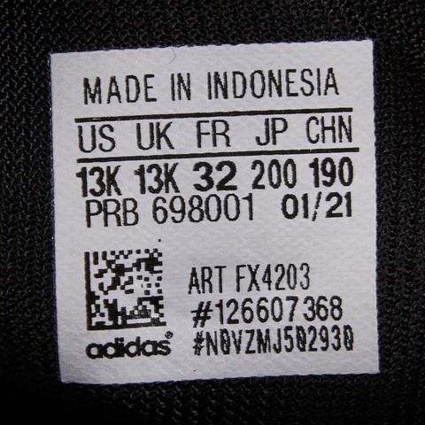 Adidas Kids阿迪达斯小童2021男小童CAPTAIN TOEY K户外鞋FX4203