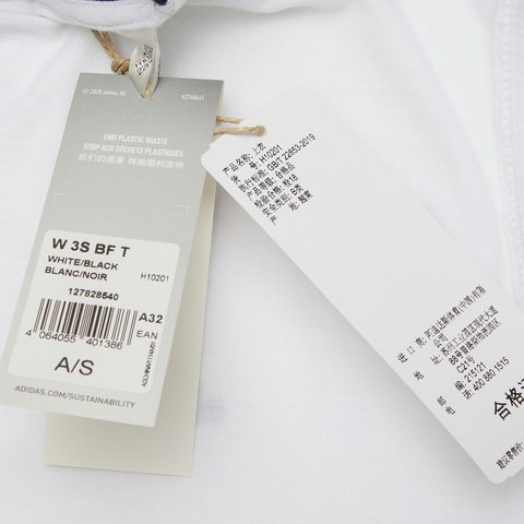 adidas阿迪达斯2025女子W 3S BF T针织无领短TH10201