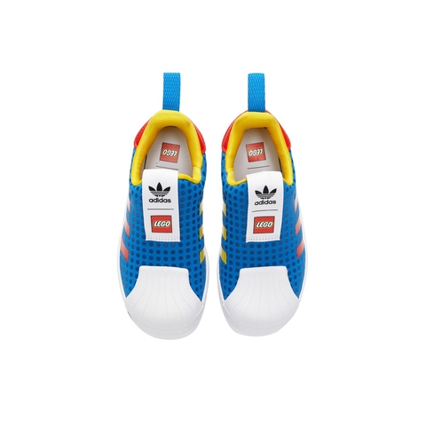 Adidas Original阿迪达斯三叶草2021男小童SUPERSTAR 360 CKIDS休闲鞋H02730
