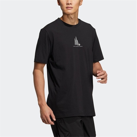 Adidas阿迪达斯2022男子SS CAMP GFX T圆领短T恤HI3037