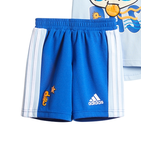 Adidas Kids阿迪达斯小童2022男婴童IN F CD TEE SET短袖针织套服HT6760