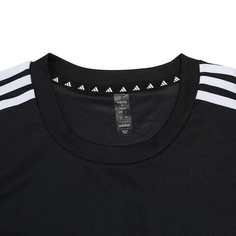 adidas阿迪达斯2025男子TR-ES BASE 3S T针织无领短TIB8150