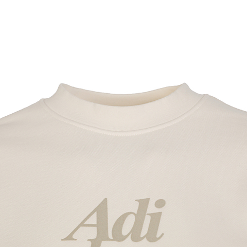 adidas阿迪达斯2024女子LOUNGE FT CREW针织圆领套衫IM8852