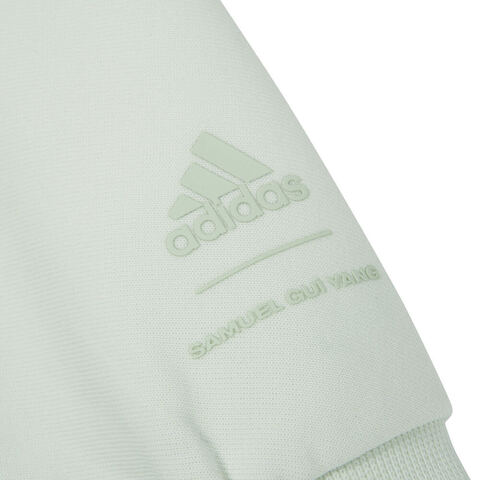 adidas阿迪达斯2023中性U HALF ZIP CREW针织无帽卫衣JE1121