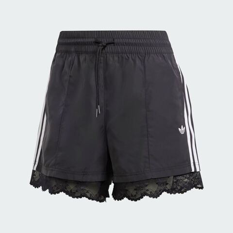 adidas Originals阿迪三叶草2025女子3 STRIPE SHORT梭织短裤II5605