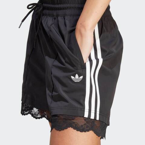 adidas Originals阿迪三叶草2025女子3 STRIPE SHORT梭织短裤II5605