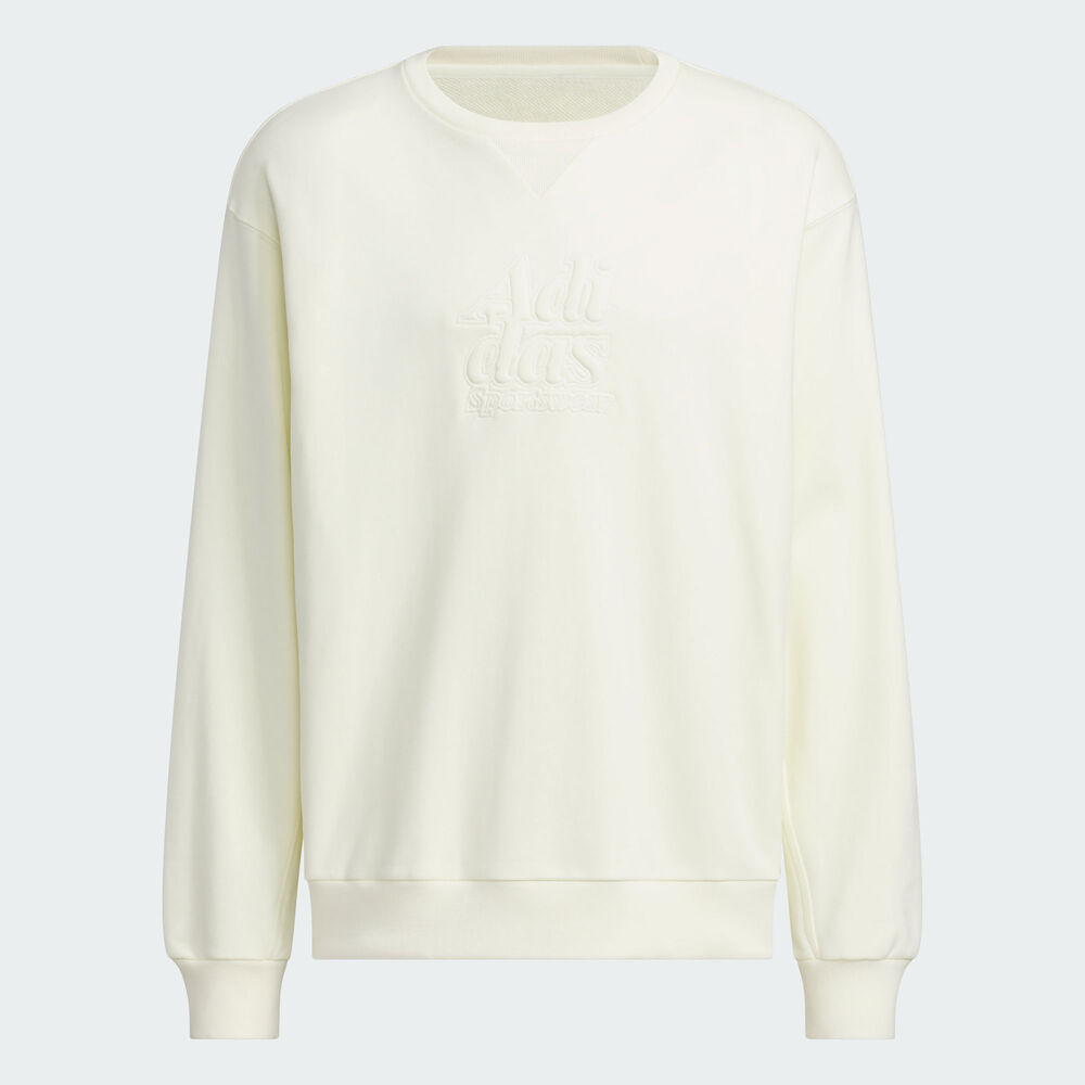adidas阿迪达斯2024男子ST FL LOGO SWT针织圆领套衫IT3975