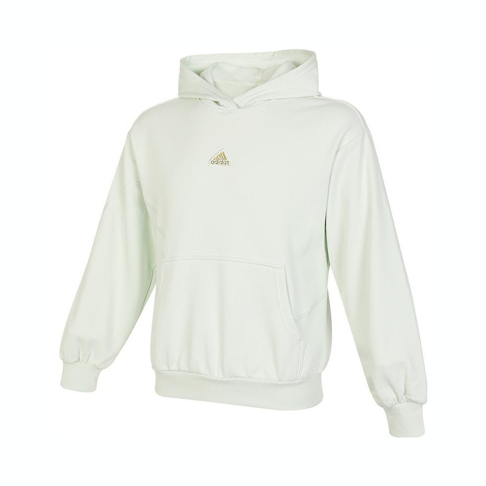 adidas kids阿迪达斯小童2024女大童JG KN SWEAT针织连帽套衫IT4068