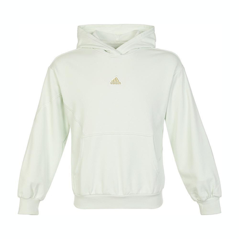 adidas kids阿迪达斯小童2024女大童JG KN SWEAT针织连帽套衫IT4068