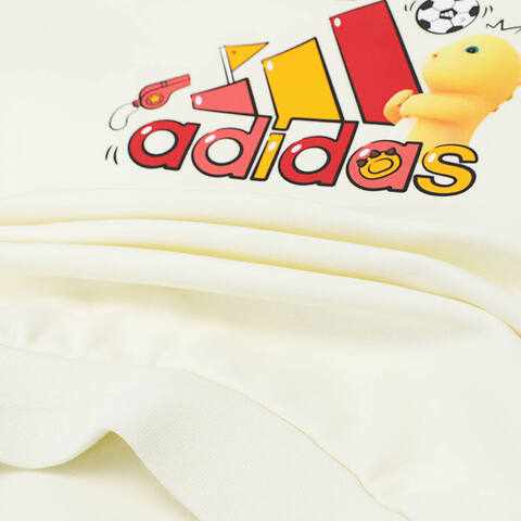 adidas kids阿迪达斯小童2024女小童LK NL KN HOODY针织连帽套衫JF1373