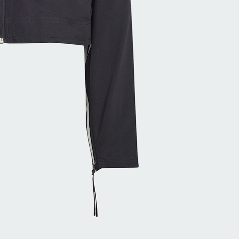 adidas阿迪达斯2024女子DANCE WB梭织连帽外套IN1829