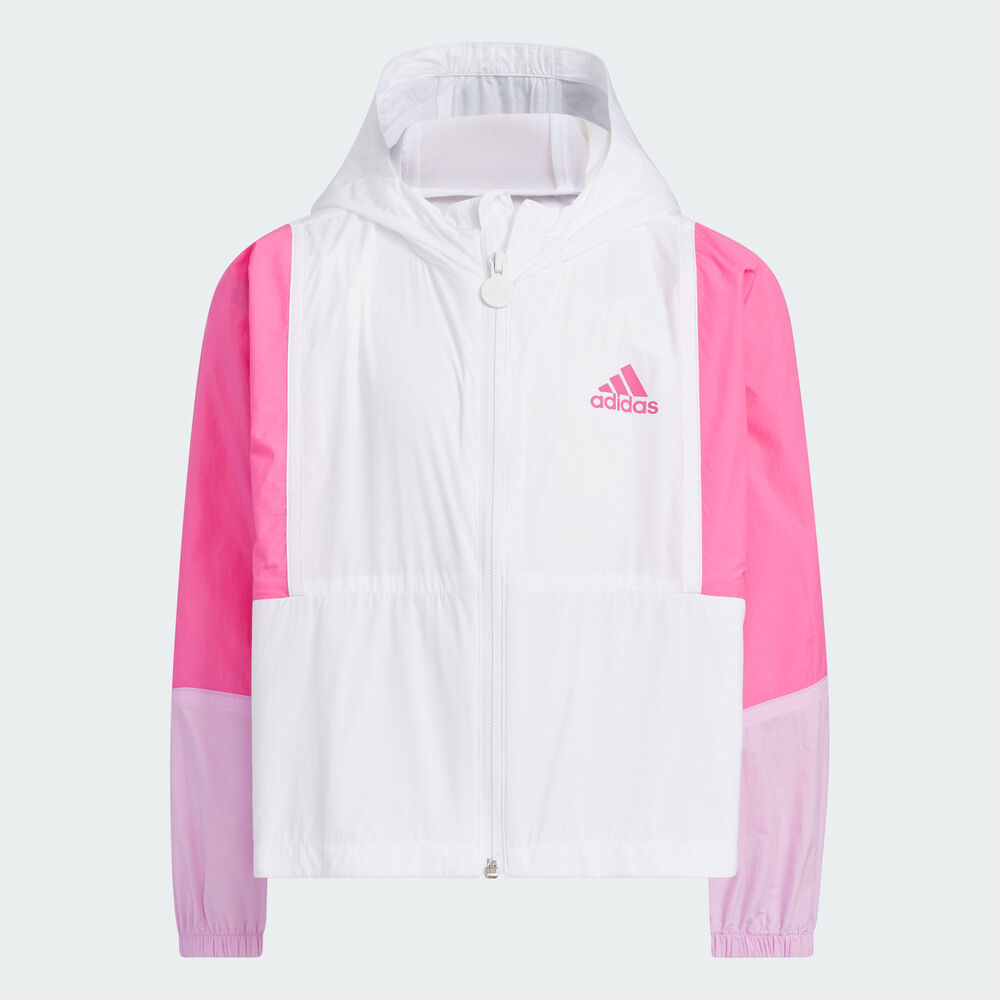 adidas kids阿迪达斯小童2024女小童LG GP WV JKT梭织外套IT1752
