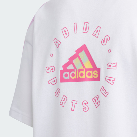 adidas kids阿迪达斯小童2024女大童JG GP POLOPOLO短TIT1756